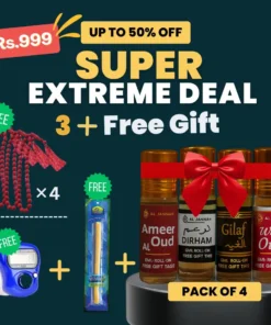 Pack of 4 Attar Deals With Free Gift
